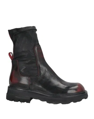 Moma Woman Ankle Boots Brick Size 8 Leather