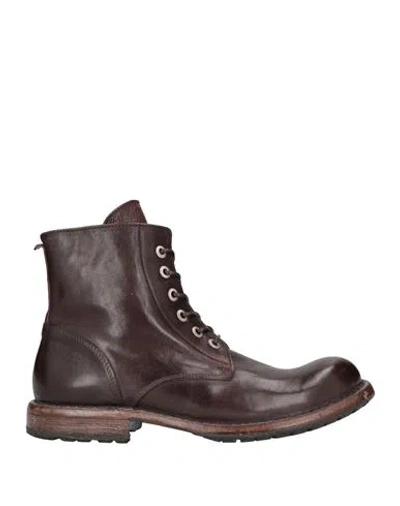 Moma Woman Ankle Boots Chocolate Brown Size 8 Leather