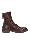 Moma Woman Ankle Boots Dark Brown Size 8 Leather