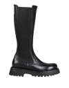 Moma Woman Boot Black Size 7.5 Leather In Black