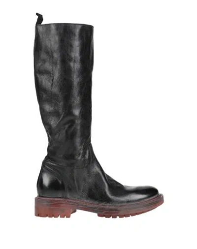Moma Woman Boot Black Size 8 Leather