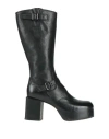 Moma Woman Boot Black Size 8 Leather