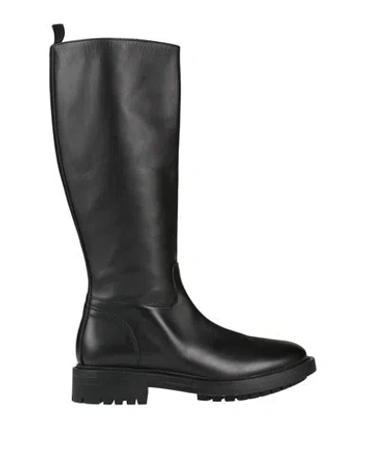 Moma Woman Boot Black Size 9 Calfskin