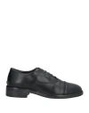 Moma Woman Lace-up Shoes Black Size 8 Calfskin