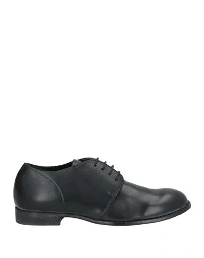 Moma Woman Lace-up Shoes Black Size 8 Calfskin