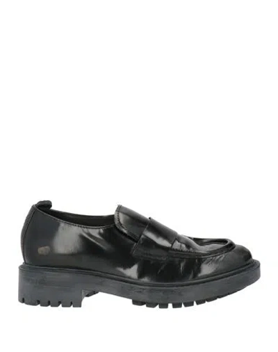 Moma Woman Loafers Black Size 5 Leather