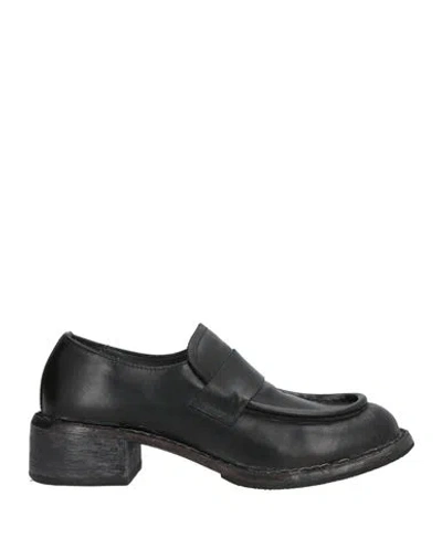 Moma Woman Loafers Black Size 8 Calfskin