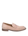 Moma Woman Loafers Light Pink Size 8 Leather