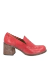 Moma Woman Loafers Red Size 8 Leather