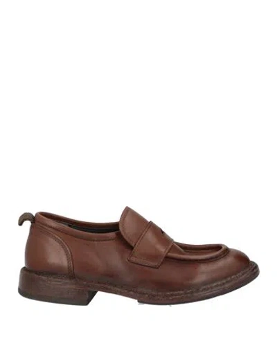Moma Woman Loafers Tan Size 8.5 Calfskin In Brown
