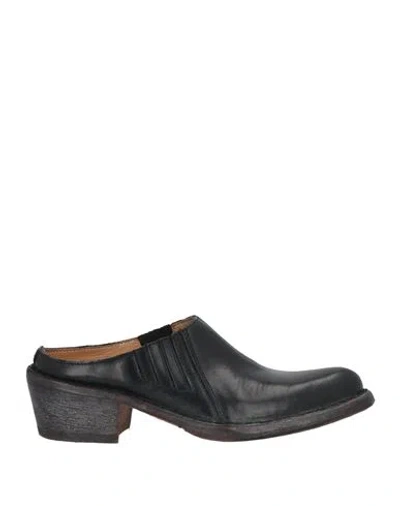 Moma Woman Mules & Clogs Black Size 8 Leather