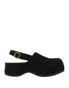Moma Woman Mules & Clogs Black Size 8 Leather In Black