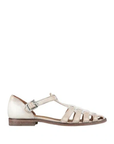 Moma Woman Sandals White Size 7.5 Leather