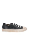 Moma Woman Sneakers Black Size 8 Leather