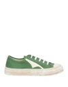 Moma Woman Sneakers Green Size 11 Leather