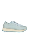 Moma Woman Sneakers Sky Blue Size 8 Leather