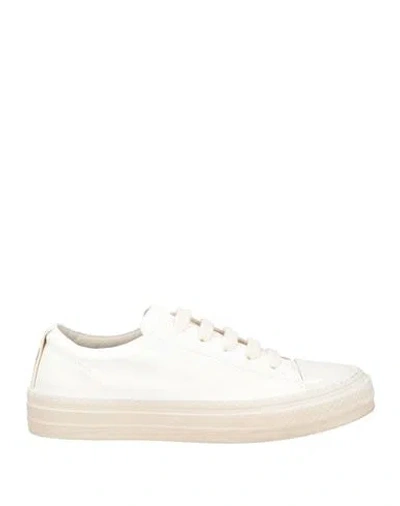 Moma Woman Sneakers White Size 8 Leather