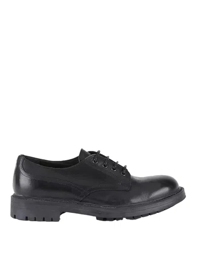 Moma Zapatos Con Cordones - Negro In Black
