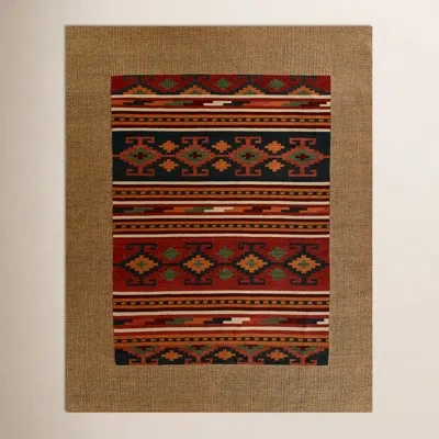 Momeni Adobe Hand Woven Wool And Jute Geometric Multi Area Rug