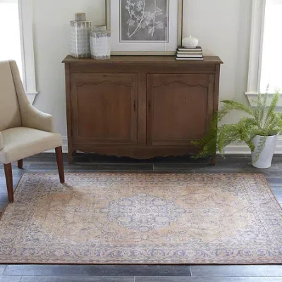 Momeni Afshar 11 Medallion Indoor Rectangular Accent Rug In Neutral