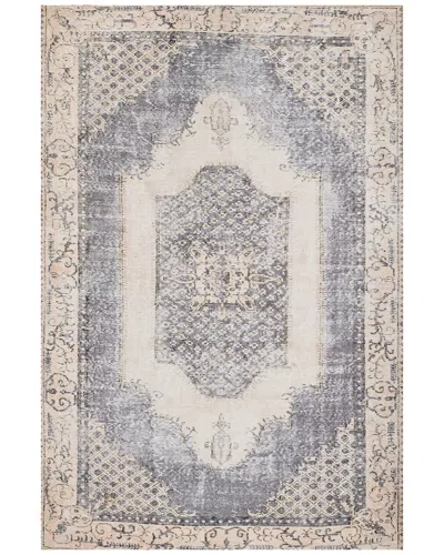 Momeni Afshar Traditional Medallion Rug In Gray