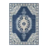Momeni Anatolia Design No. 2 Medallion Indoor Rectangular Accent Rug In Blue