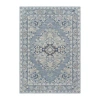 Momeni Anatolia Design No. 5 Medallion Indoor Rectangular Accent Rug In Blue