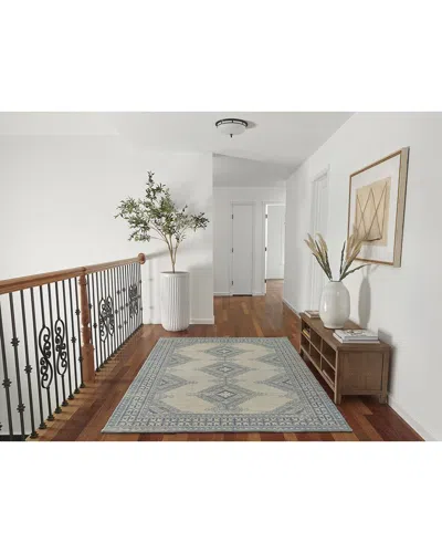 Momeni Anatolia Traditional Medallion Rug In Blue