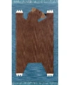Momeni Atticus Atc-4 Navy 3' X 5' Area Rug In Navy