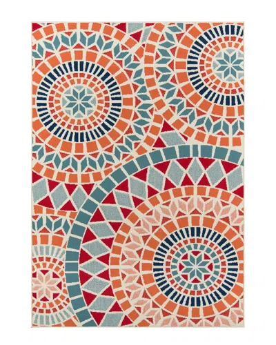 Momeni Baja Indoor/outdoor Contemporary Rug In Multi