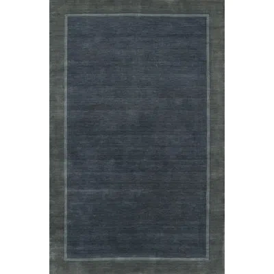 Momeni Beckton Handmade Tufted Wool Blue/gray Area Rug