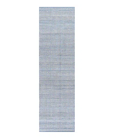 Momeni Caicos Caicocai-1blu Runner, 2'3 X 8' In Blue