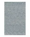 Momeni Charles Chr-1 Area Rug, 2' X 3' In Denim