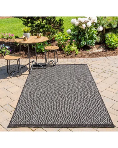 Momeni Como Indoor/outdoor Contemporary Rug In Black