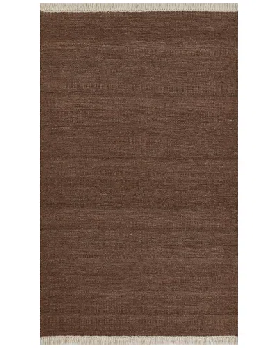 Momeni Cove Hand Woven Indoor/outdoor Contemporary Rug In Brown
