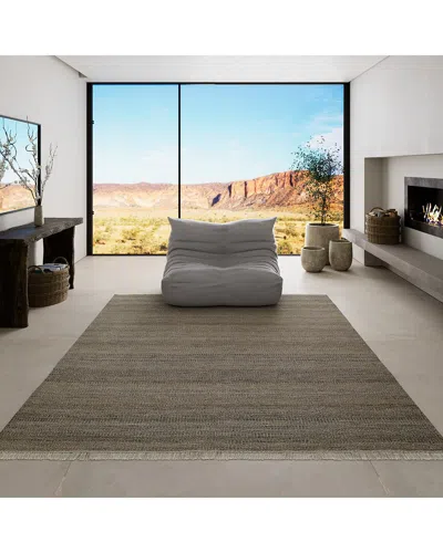 Momeni Cove Hand Woven Indoor/outdoor Contemporary Rug In Gray