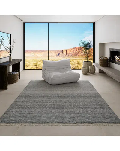 Momeni Cove Hand Woven Indoor/outdoor Contemporary Rug In Silver