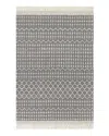 Momeni Ember Emr-1 Area Rug, 5' X 8' In Black