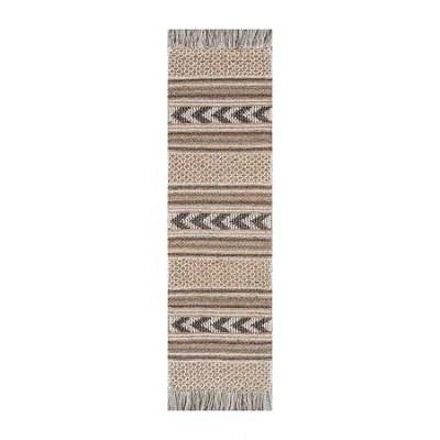 Momeni Esme 1 Striped Indoor Rectangular Accent Rug In Black