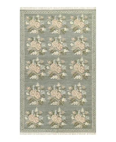 Momeni Florence Flornflo-1blu Area Rug, 5' X 7'6 In Blue