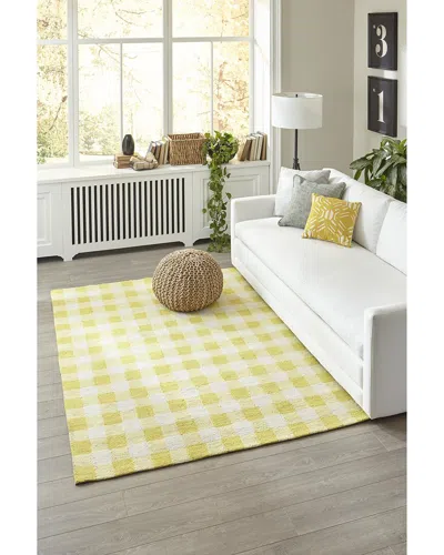 Momeni Geo India Hand Made Contemporary Rug In Yellow