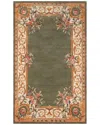 Momeni Harmony India Hand Tufted Transitional Rug In Green