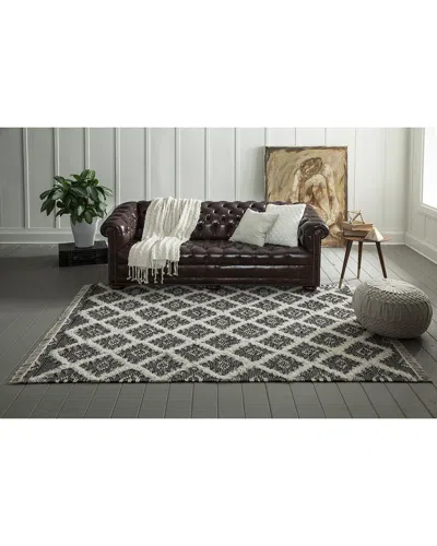 Momeni Harper Hand Woven Contemporary Rug In Black