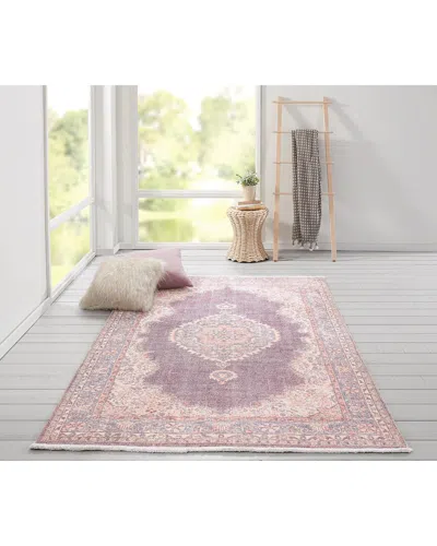 Momeni Helena Traditional Medallion Rug In Purple