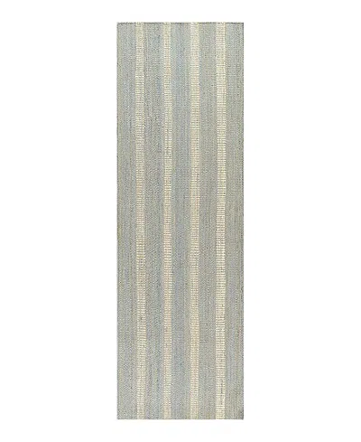 Momeni Jango Jangojan-1blu Runner, 2'6 X 8' In Gray