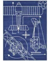 Momeni Lil Mo Hipster Lmt-16 Aero Navy 4'x6' Area Rug