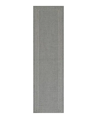 Momeni Oliver Oliveoli-3lbl Runner, 2'3 X 8' In Gray