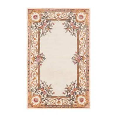 Momeni Open Fields Bordered Hand Tufted Indoor Rectangular Accent Rug In Multi