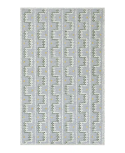 Momeni Scandi Scandscn-1blu Area Rug, 5' X 8' In Blue