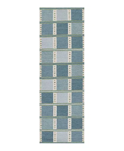 Momeni Scandi Scandscn-4blu Runner, 2'6 X 8' In Blue